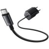 Ładowarka sieciowa USAMS JC Series CC261 20W GaN Mini Fast Charger 2xUSB-C czarny